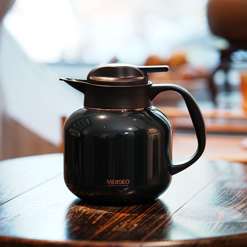 

High-End 316 Stainless Steel Insulated Teapot with Tea Separation for Home or Office Use