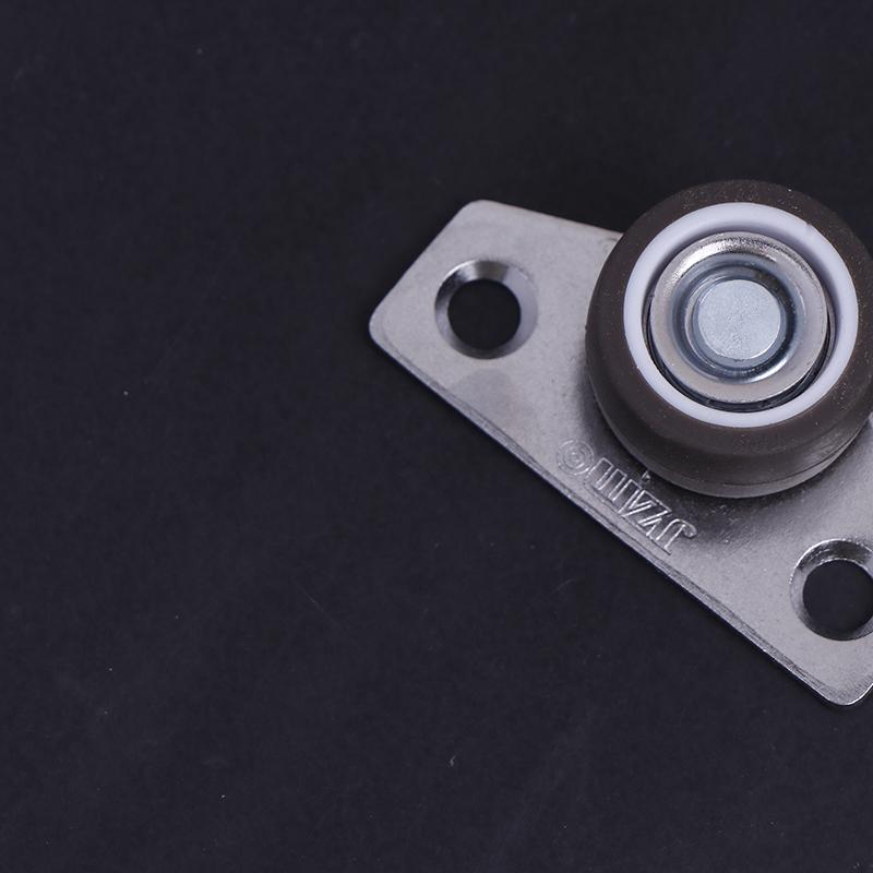 Role cu șină pentru ușă glisantă, silențioase, verticale, micro, pentru mutarea mobilei, portante, nailon, suport universal, role pentru ușă căzută