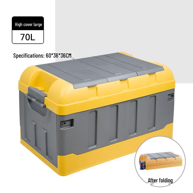 Vehicle Trunk Organizer: Car Interior Storage Box and Tail Box Case for Practical Item Collection.