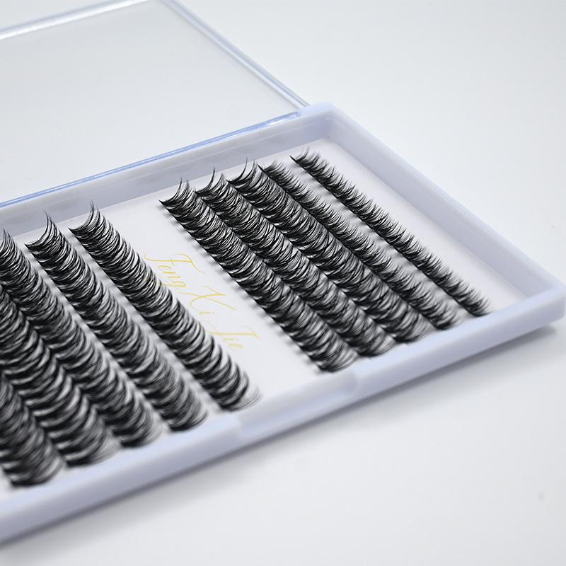European and American 30P Hot Melt Fluffy Segmented False Eyelashes