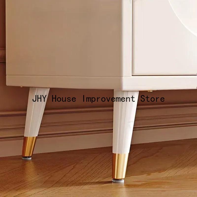 4pcs 10cm Metal TV Cabinet Feet Luxury Sofa Feet Oblique Cone Coffee Table Legs Furniture Support Legs Bathroom Cabinet Feet