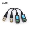 1Pair 4K 8MP CCTV Passive Balun RJ45 CCTV Video BNC Supply Power cable Connector to Twisted Support 8MP AHD/CVI/TVI Camera