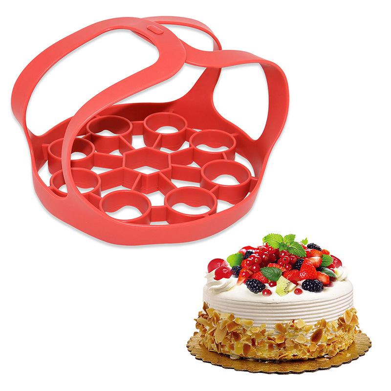 Silicone baking tray sling accessories silicone 9-hole carry basket kitchen pressure cooker steamer rack silicone egg steamer