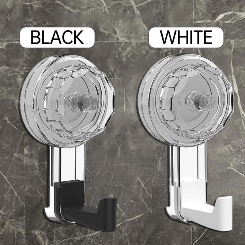 3pcs Removable Swivel Strong Suction Cup Hook Water And Moisture Resistant Suitable For Kitchen Bathroom