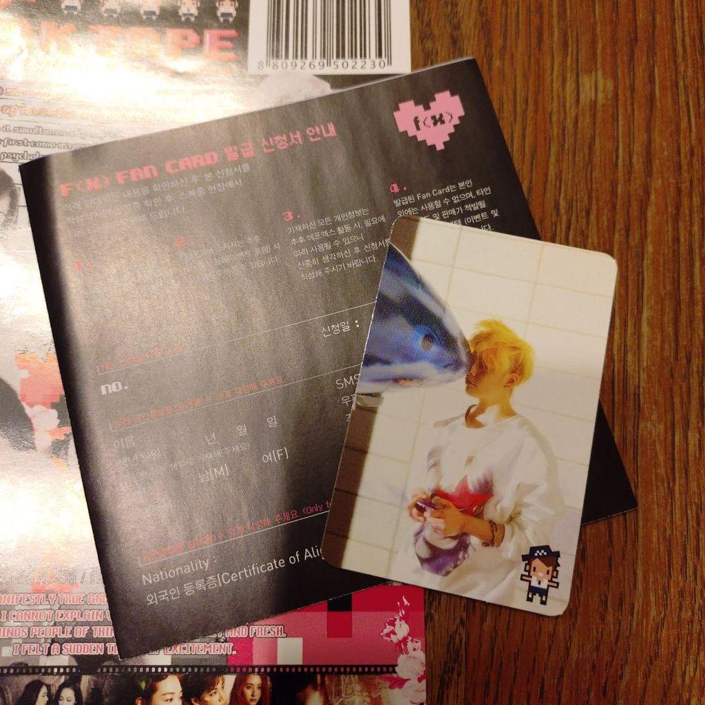 [USED] f(x) / PINK TAPE - Good condition with trading card