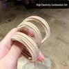 Elastici per Capelli Audaci Senza Cuciture - Elastici Resistenti in Stile Coreano per Code di Cavallo da Donna