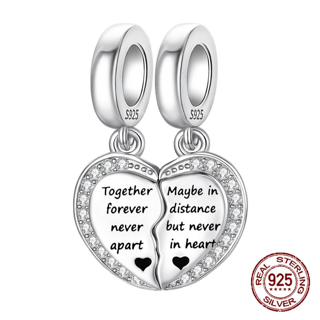 925 Silver Family Grandma Love You Mother Beads Pandent Charm Fit 4MM Hole Diameter Bracelet DIY Bead Ms Jewelry Gift