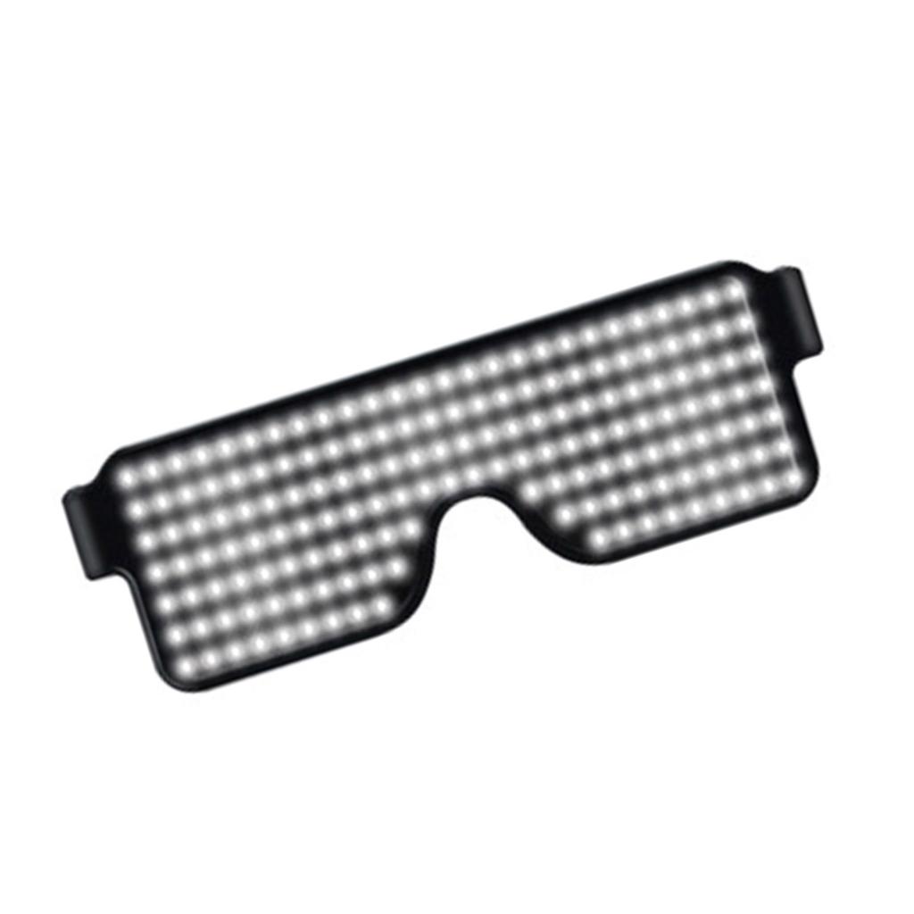 USB dobíjecí LED brýle Chytré brýle Módní svítící brýle pro denní dekoraci Bar