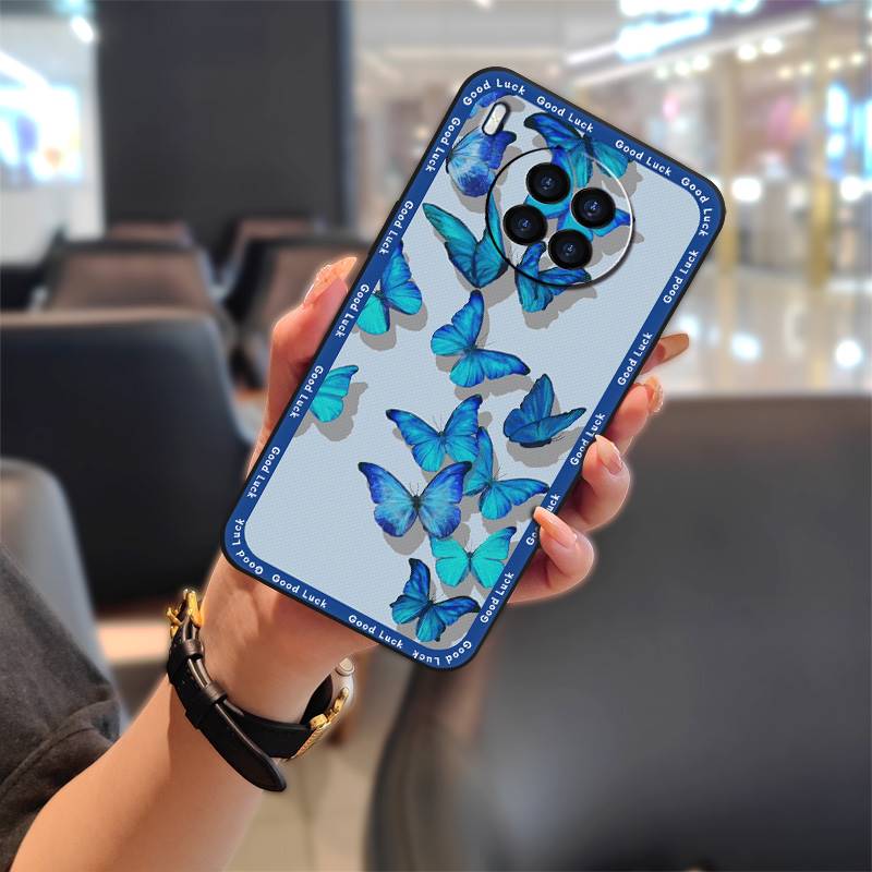 Full Wrap Back Cover Phone Case For Huawei Nova8i/Honor50 Lite Silicone Anti-dust Protective Waterproof Fashion Design