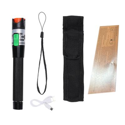 Visual Fault Locator 30km Rechargeable VFL 2.5mm Universal Connector Fiber Optic Tester