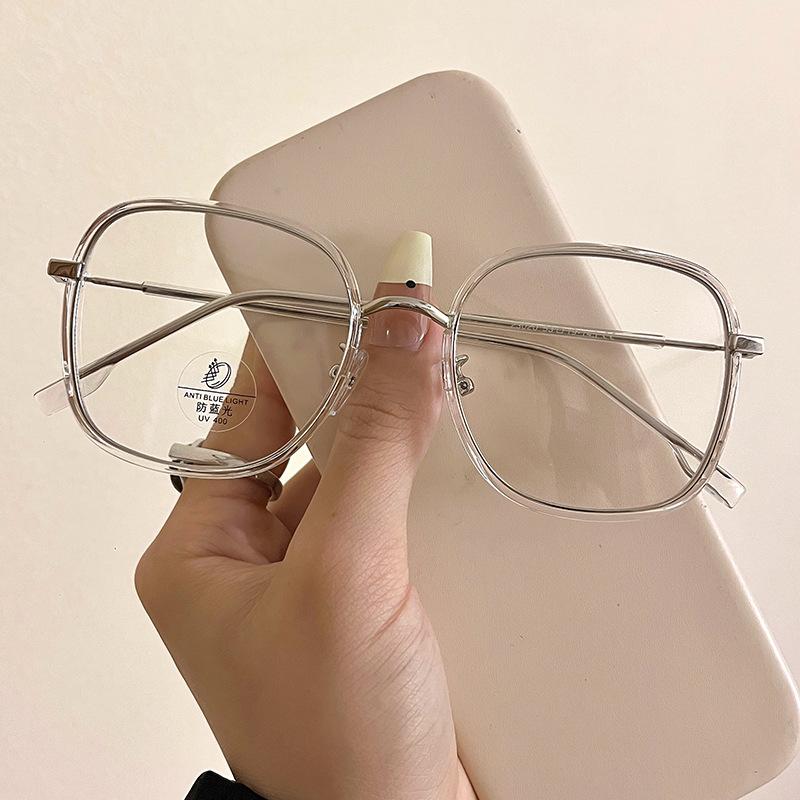 2025 New Fashion Women Anti Blue Light Square Glasses Frame Retro Hight Quality Office Computer Eyeglasses Reading Glasses +2.5