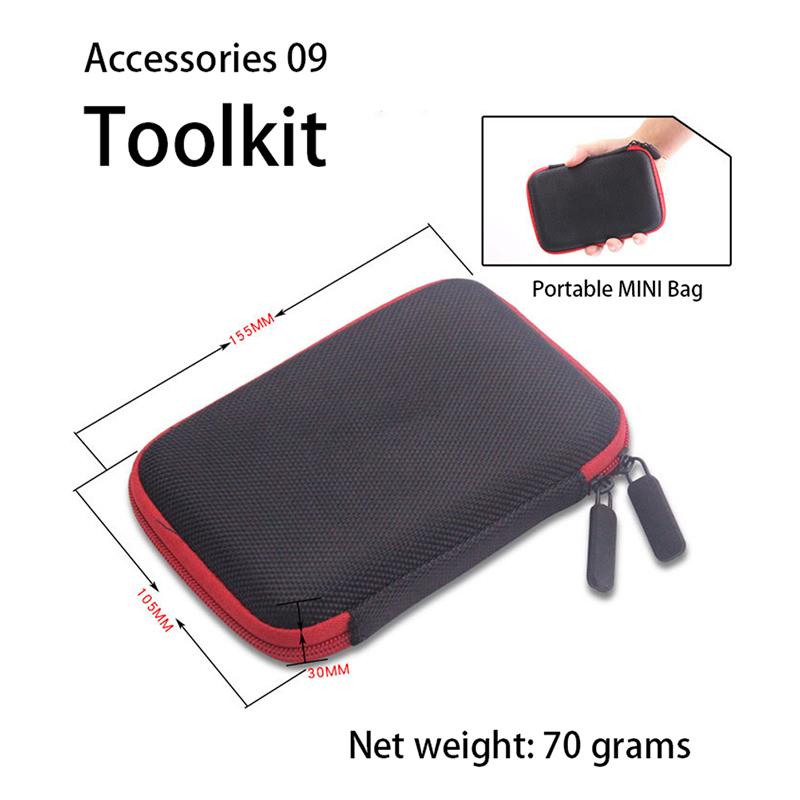 Mini Vape Tool Kit Bag Ceramic Tweezers Pliers Wire Vape Band Coil Jig Cotton Diy Multifunction Tool