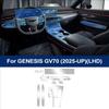 Car Interior Anti-scratch TPU Film for Genesis GV70 2025 Center Console Dashboard Navigation Pre-cut PPF Film Auto Accessories