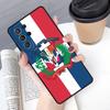Dominican Republic Flag Phone Case Cover For Samsung Galaxy S24 S25 Ultra S21 S22 Ultra S10E Note 10 Plus Note 20 FE S23