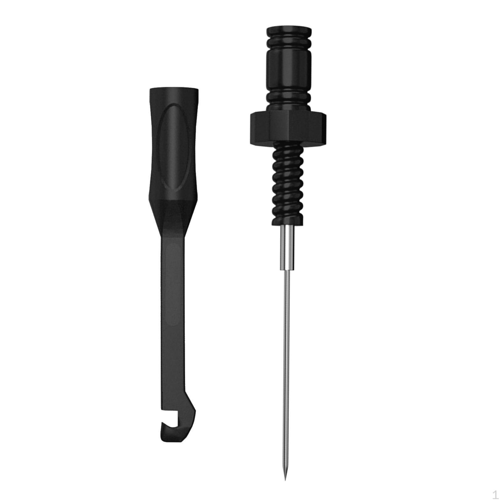 

Кабельні затискачі Тестовий затискач для проколювання з 4-мм банановим сидінням Надміцний ізоляційний зонд Автомобільний чорний