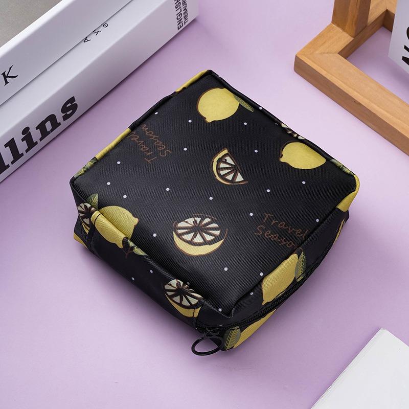 Sanitary Pad Pouch Cosmetic Bag for Gaskets Cable Case Portable Waterproof Organizer Pouch Mini Pouch Cute Toiletry Bag