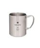 Snow Peak Stainless Steel Vacuum Mug Set Stainless 300mm x Measuring Perfect for Outdoor New and Outdoor Fun Lucky FK-421, Steel, 450mm, Cup, BBQ,