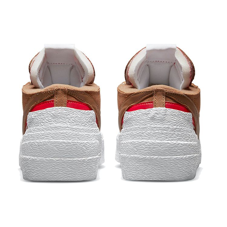 Sacai x Nike Blazer Low British Tan Adidași Unisex Light-British-Tan Alb Roșu Universitar DD1877-200