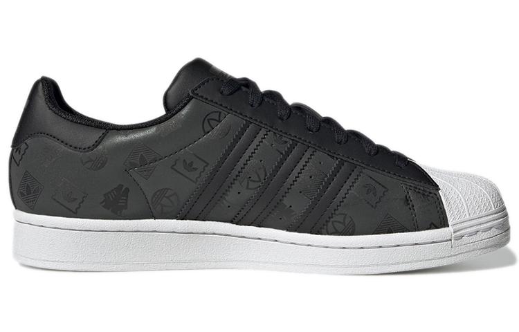 Adidas Superstar 'Monogram Logo - Black' GX8412