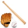 Mini Baseball Bat, 18 Inch Unfinished Small Baseball Bat Unpainted Wood Baseball Bat for Painting Craft Projects Sports