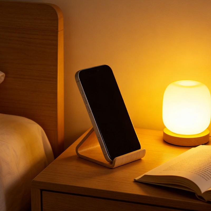 Birch Creative Eco-Friendly Double-Sided Walnut Phone and Tablet Stand