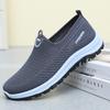 Sapatos Casuais Esportivos Masculinos para Exterior, Corrida, Caminhada, Cor Sólida, Malha Tricotada, para Primavera e Verão