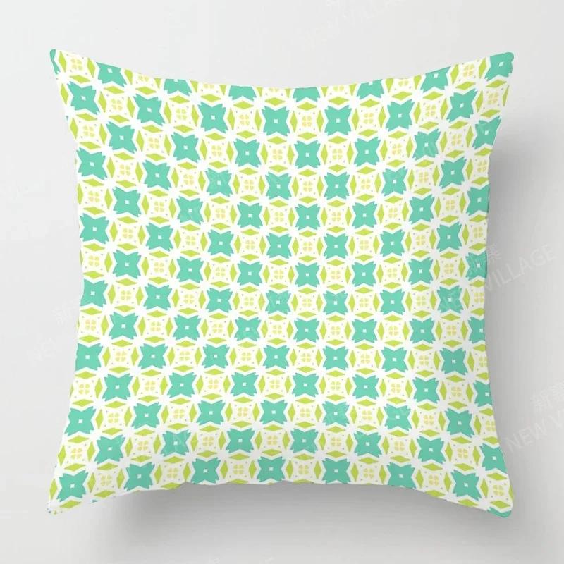 Nordic Fall Home Decor Autumn Throw Pillow Case Sofa Cushion Cover Modern  Geometry