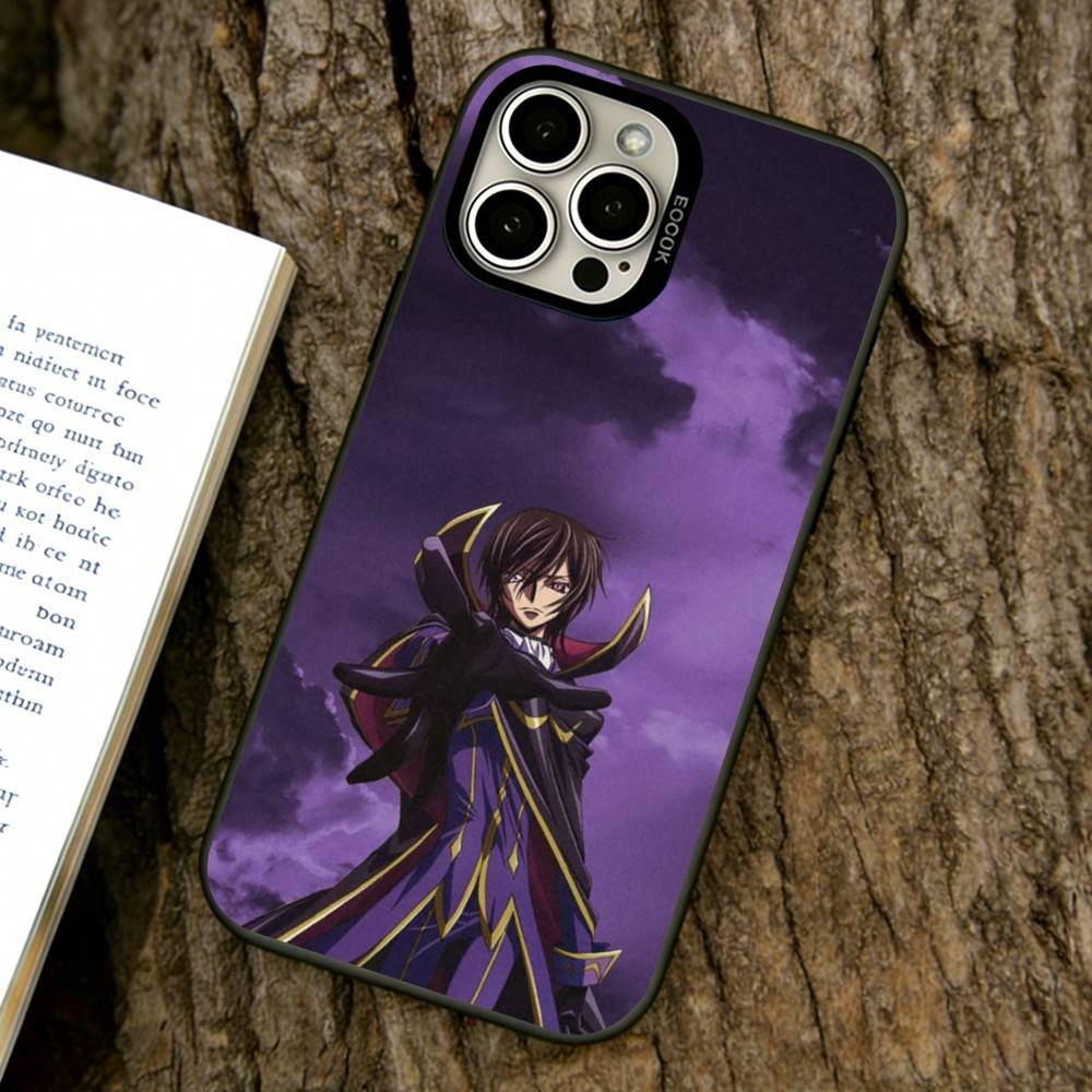 Code Geass Handyhülle Für iPhone 17,16,15,14,13,12,11 Plus,Pro Max,XS,Bunte Silberne Handyhülle Funda Cover