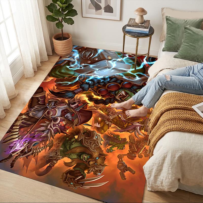 Warcraft World Living Room Nonslip Area Rug Soft Carpet For Bedroom Game Playroom Sofa Office Home Decor Doormat Christmas Gift C9302593