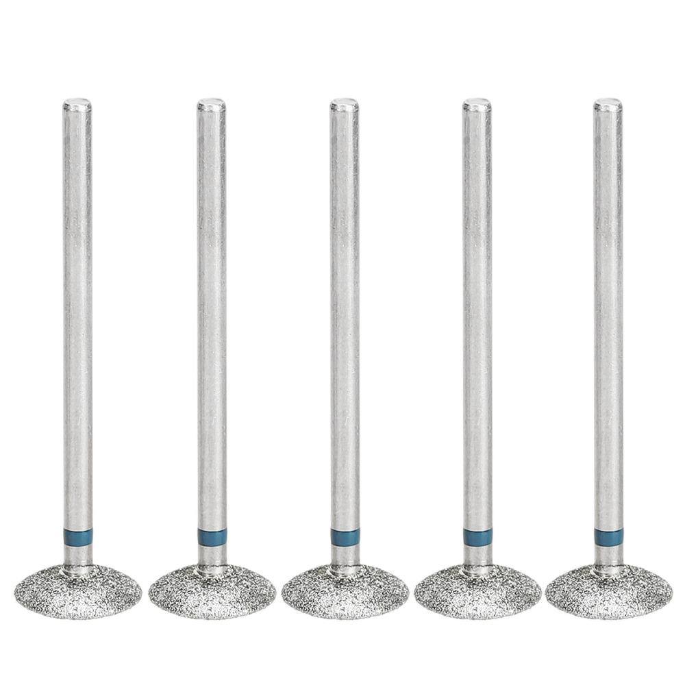 5PCS Conical Cuticle Remover Drill Bit Pedicure Sanding Head  Salon Professional Operation