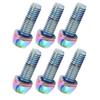 KRSCT 6pcs Cycling Stem Screws with Washers Stainless Steel Bolts Screws for Mountain Cycle Steering Handlebar M6