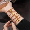 New Chinese style red braided rope natal year pony pendant bracelet bracelet personalized jewelry