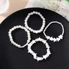 4pcs Elegant Pearl Bracelet Women Girls Starfish Beaded Bracelets Holiday Party Jewelry Gifts