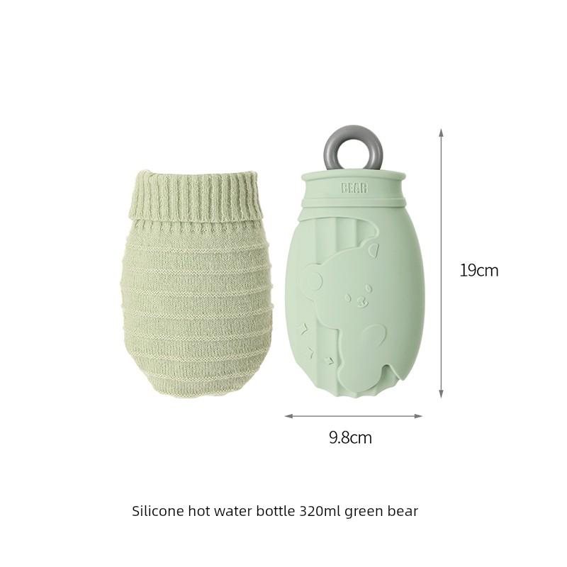 Fasola Small Hot Water Bag, Water-Filled Hot Water Bag for Menstrual Pain Relief, Mini Hot Compress Bag for Girls, Silicone Hand Warmer Bag