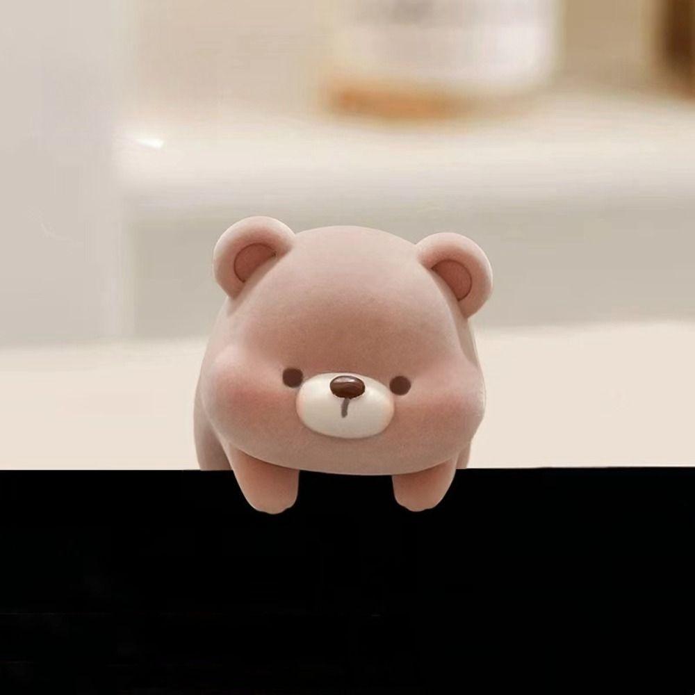 Desk Ornament Computer Monitor Decoration Panda Dog Center Console Doll  Navigator