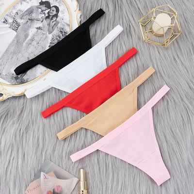 Seksi Kadın Pamuklu G String Tanga Düşük Bel Külot Bayan Dikişsiz İç Çamaşırı