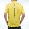 Ping Apparel Men's Short Sleeve High Neck Shirt (Moisture-Wicking, Quick-Drying, UV Protection) / Golf Undershirt / 621-4167207 060_Yellow, Size LL