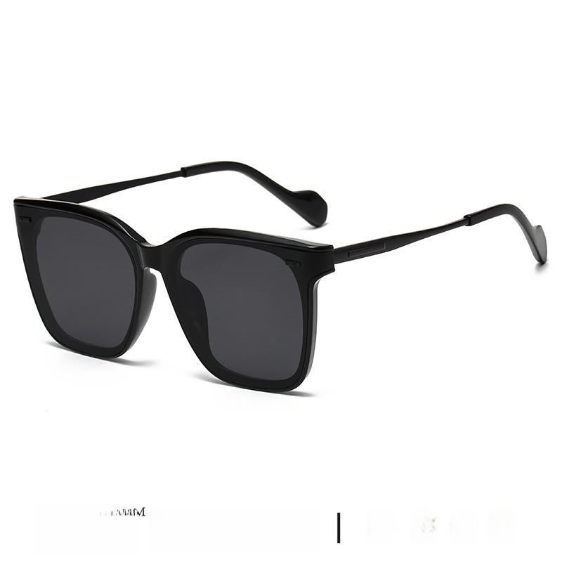 Retro Korean Style Large Frame Gm Sunglasses For Men Women Uv400 Sun Protection
