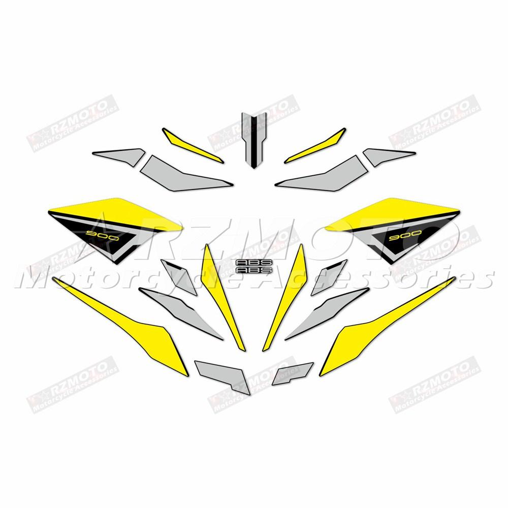 For Z900 Motorcycle Stickers Body Racing Decoration Fuel Tank Fairing Windshield Helmet Reflective Anti-Water Stickers