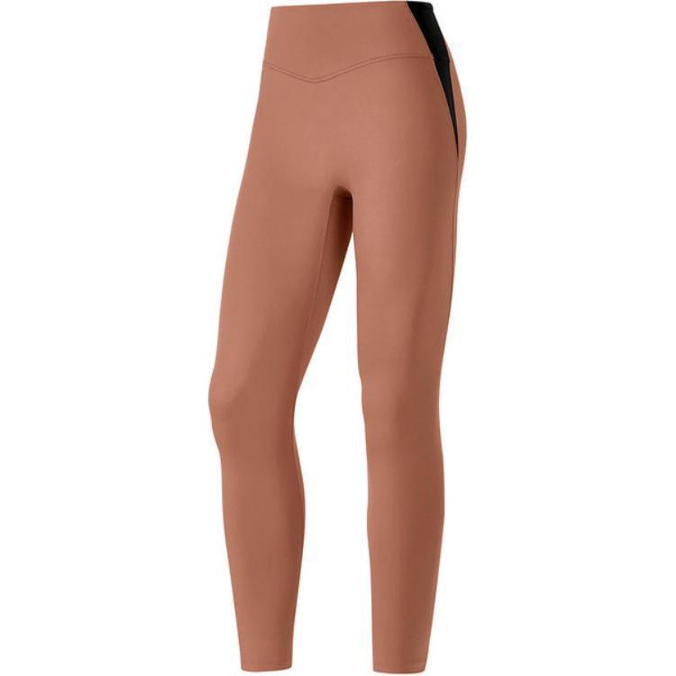 Skechers Comfort Series Color Block Comfortable Skin-Friendly Slim Fit Breathable Sports Pants Women pants Leaf-Brown P424W194-0548 S