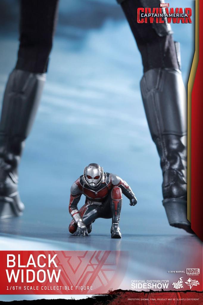 Movie Masterpiece Captain Civil War Black Widow Scale Plastic Painted Complete Figure America - 1/6