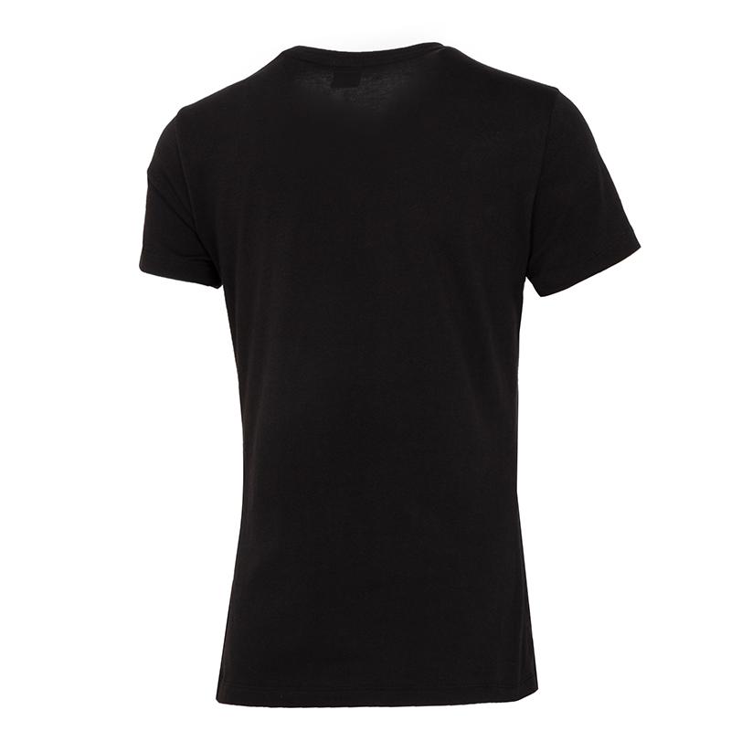 Puma Letter Pattern Running Short Sleeve T-Shirt Women Tops Black 630565-01