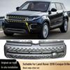 Compatibele Grille voor 2016 Land Rover Range Rover Evoque - Zwarte Rand met Zilveren Gaas.