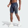 Adidas Adizero Control Running Short Leggings Color Block Logo Fitness Shorts Men Shorts Dark-Blue HY6930