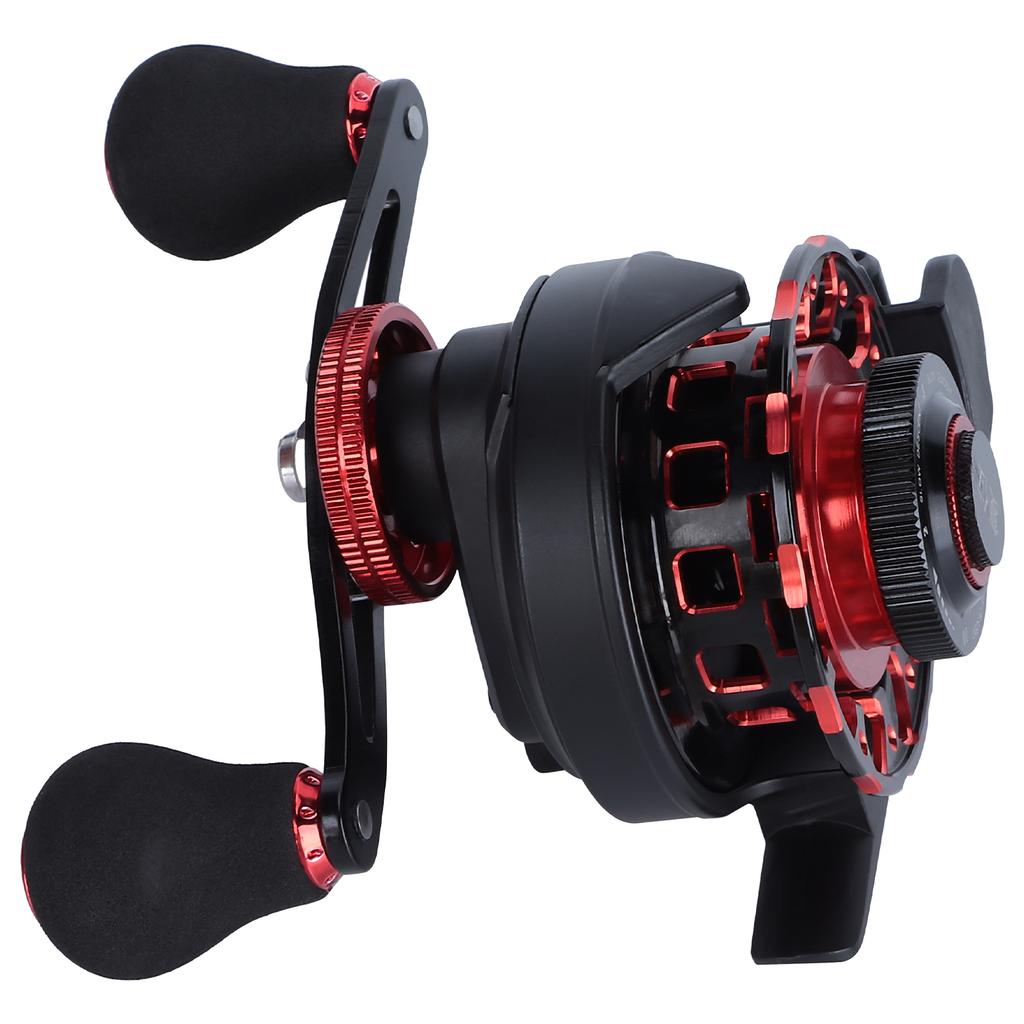 Right Hand USB Rechargeable Digital Display Counting Slow Descending Raft Fishing Reel