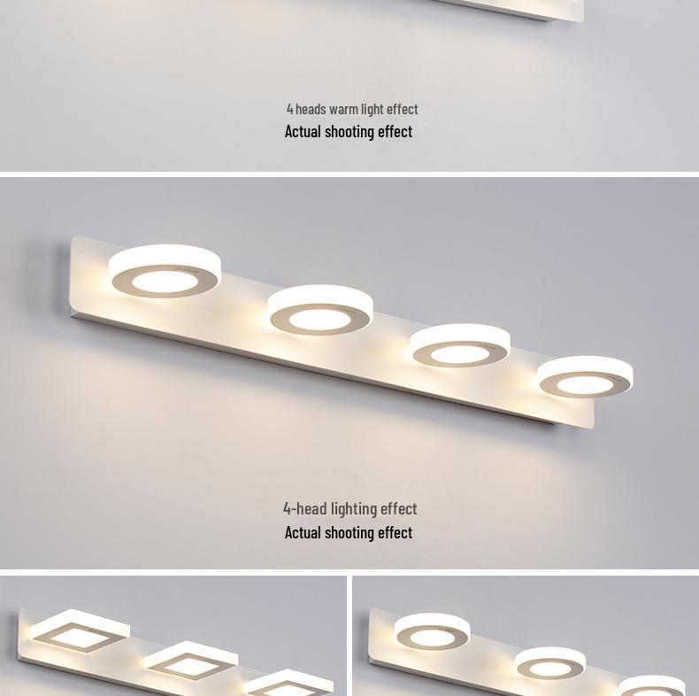 Waterproof Modern LED Bathroom Vanity Light with Anti-Fog Eye Protection