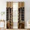 3D Christmas Tree Curtains 2-Panel Luxury Sunshade for Living Room Bedroom Home Decor Merry Christmas