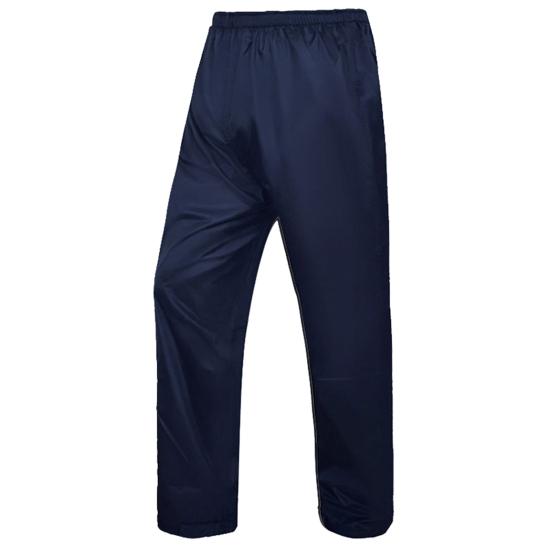 

Double Layer Waterproof Rain Pants Ankle-banded Elastic Waistband Flap Pockets Unisex Camping Trekking Climbing Rain Trousers Outdoors Clothing 2XL темно-синий