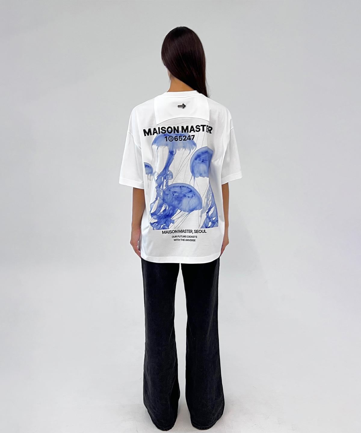 Maison Master Comb Jellyfish Graphic Back Logo White/52(Xl)