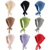 Französisch gestricktes Bandana Polyester Plüsch Einfarbige Farbe Bequem und Warm Für Damen und Mädchen Tägliche Nutzung Winter Kopfbedeckung